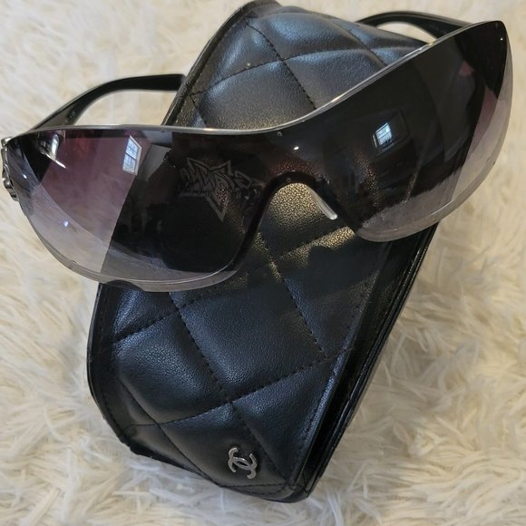 Chanel SunglassesBlack and Silver